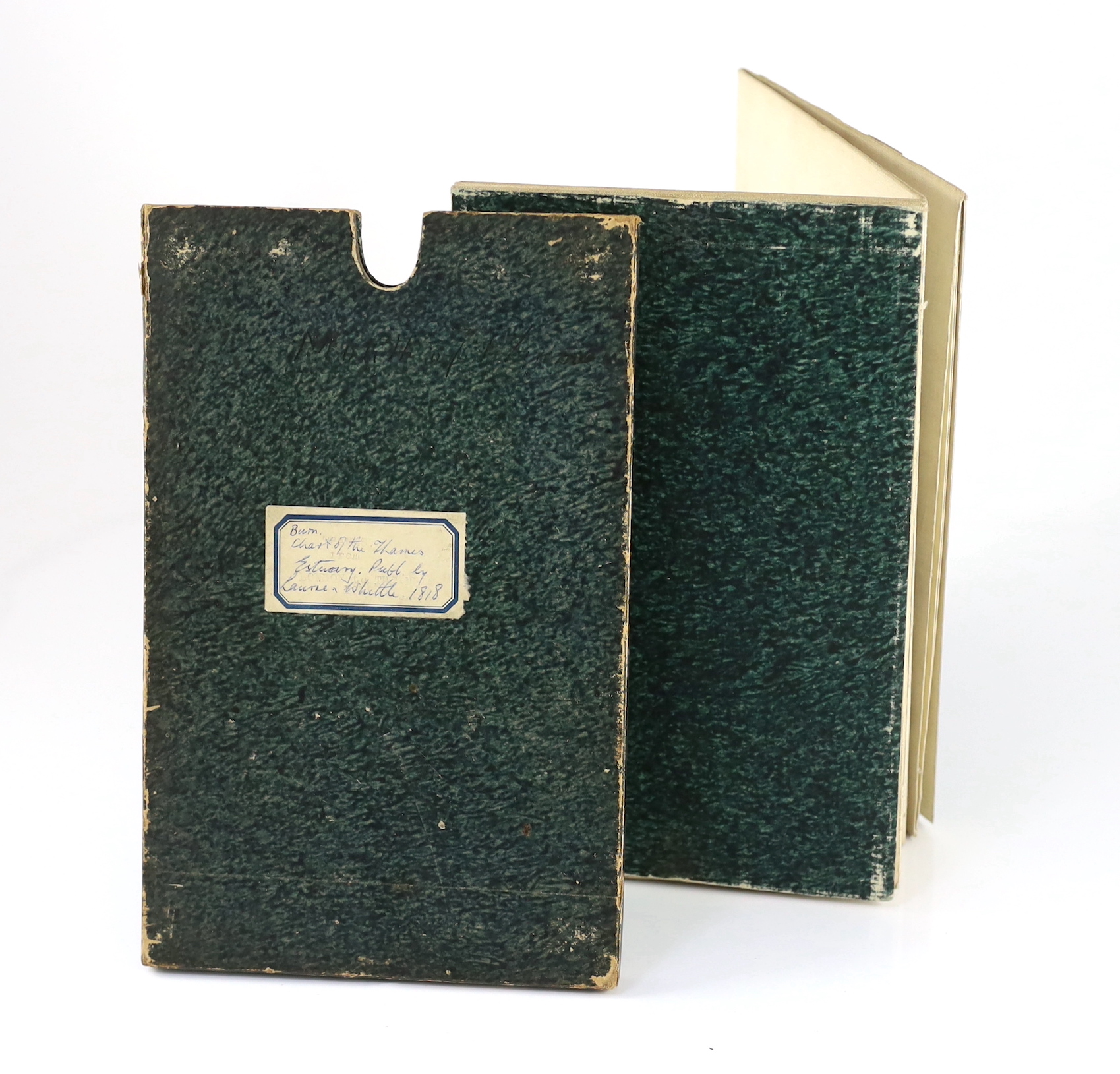 Burn, George (and others) A New and Correct Chart of the Thames' Mouth, and c. from London Bridge to Orford Ness...and from the Nore to the North Foreland, the Downs, and South Foreland.....a corrected edition, with the